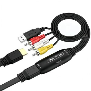 HDMIRCA�ϊ��P�[�u��HDMItoAV�ϊ��R���o�[�^�[�R���|�W�b�g3�F�[�qhdmi�ϊ��A�_�v�^�[PAL/NTSC�؂�ւ�1080P�Ή�TV/PS4/PS5/PC/BD�v���[���[/switch�p