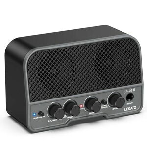 LEKATO �~�j�M�^�[�A���v �G���L�M�^�[�A���v ���^ 2�T�E���h�`�����l�� �[�d�� 5W Bluetooth �@�\�Ή� �w�b�h�z���A���v �Z�K�F�؍� AUX���� ���� ���K�p ���{��戵�������t�� (�u���b�N)