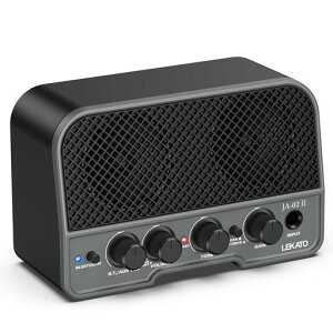 LEKATO �~�j�M�^�[�A���v �G���L�M�^�[�A���v ���^ 2�T�E���h�`�����l�� �[�d�� 5W Bluetooth �@�\�Ή� �w�b�h�z���A���v �Z�K�F�؍� AUX���� ���� ���K�p ���{��戵�������t�� (�u���b�N)