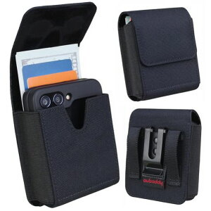 aubaddy Flip Phone Holste Samsung Galaxy Z Flip 6/5/4/3/2�p �g�ѓd�b�|�[�` �z���X�^�[ �x���g�P�[�X�A�x���g�N���b�v�t���i�C�����|�[�` Motorola Razr 2024/2023 Moto
