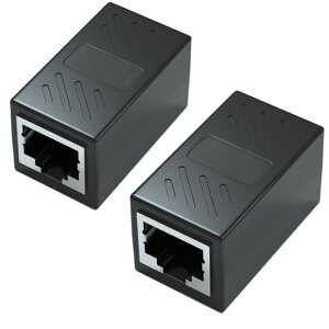 RJ45LAN�P�[�u���p���p�R�l�N�^2���艄���A�_�v�^���X-���X8P8C100�M�K�r�b�g�`���Ή������b�L�ړ_�l�b�g���[�N�P�[�u��Cat7/Cat6/Cat5e/Cat5�p�̃l�b�g���[�N�[�q(�u���b�N)