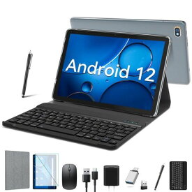 ANDROID12タブレット2024新登場2IN1タブレット10インチWI-FIモデル7000MAHバッテリーRAM4GB+ROM128GB+最大1TB 拡張、13MP+8MP デュアルカメラ1280*800