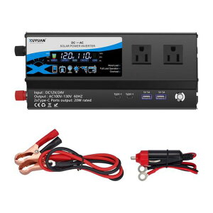 CgCo[^[1000Wuԍő2000WDC12V/24VKAC110VUSBEType-CEVK[\PbgڐÉ݌vߍ/ZH/ߔMیdA[@\d(ubN-1000W)