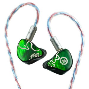 HiFiGo Juzear �_Defiant �C���z���L�� �C���C���[���j�^�[ �Q�[�~���O�C���z�� �C�����j 3.5mm/4.4mm�������v���O(3BA + 1DD) HiFi���� �⃁�b�L���P�[�u�� 3�E�F�C�Ɨ��_���p�[�݌v 2-pin