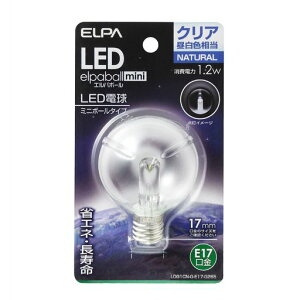 ELPA�G���pLED�d��G50�`E17�����F�����p�ȃG�l�^�C�vLDG1CN-G-E17-G265