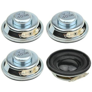WMYCONGCONG�t�������W�X�s�[�J�[���j�b�g1.5�C��(40mm)4��3W�}�O�l�b�g�X�s�[�J�[�X�e���I�E�[�t�@�[���E�h�X�s�[�J�[���j�b�gArduino�����DIY�X�s�[�J�[�p4�������_���J���[