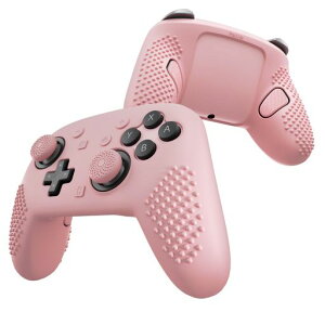 PlayVital Switch2 Pro�Ή� �V���R�����O���b�v�J�o�[ 3D���̉��H ����~�ߎd�l �w�ʃ{�^��&�T���X�e�B�b�N�L���b�v&�X�e�b�J�[�t���y�s���N�z