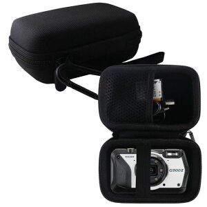 WERJIA���[�P�[�X�݊���RicohG900II/RicohG900SEII/WG-7�f�W�^���J�����ی�Ή����[�P�[�X(�u���b�N)