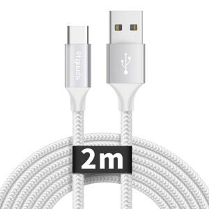 USBTypeC�P�[�u��2m���^�C�vC�P�[�u���}���[�dUSBC�R�[�h�����f�[�^�]�����ϋv�i�C����FireHD108FireMax11�AGalaxyS10S9A20A21�AXperia�AXiaomi�ASwitch