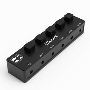 Cubilux �}���` 3.5mm �w�b�h�t�H���X�v���b�^�[�y�X�C�b�`�R���g���[���t���z�X�e���I�I�[�f�B�I5���z��A5�E�F�CAUX�����A�X�s�[�J�[�E�C���t�H���p
