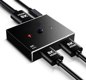�y8K@60Hz�zHDMI�ؑ֊�2����1�o��/1����2�o��HDMI2.1���z��4K@120Hz�o�����X�C�b�`���[HDCP2.3HDR3D������48Gbps�蓮�ؑփA���~�j�E��������Type-C���d