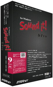 Soundit!8ProforWindows(9Pro�ւ̖����A�b�v�O���[�h�t���EWindows11�Ή�)�T�E���h�ҏW�I�[�f�B�I�ҏW�����ҏW�g�`�ҏW�^�����H�G�t�F�N�g�m�C�Y�����t�@�C���ϊ����yCD�쐬