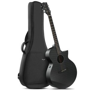 Enya �A�R�[�X�e�B�b�N| �G���L�M�^�[ �J�[�{���t�@�C�o�[ X3 Pro AcousticPlus 41�C���` 4/4�T�C�Y�̃M�^�[ �M�O�o�b�O�A�y��p�P�[�u���A�����p�����`�AUSB Type-C �[�d�P�[�u���t��