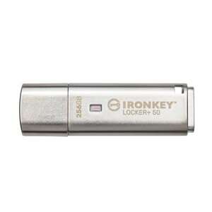 �L���O�X�g�� Kingston IronKey �Í���USB�h���C�u 256GB USB3.2(Gen1)/3.1/3.0 XTS-AES�Í��� �}���`�p�X���[�h�@�\ IronKey Locker+ 50 IKLP50/256GB