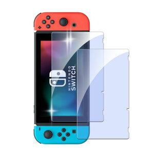 Nutmeg�y2���Z�b�g�z�Ή� Nintendo Switch �K���X�t�B���� �u���[���C�g�J�b�g�y���{���Ɏq�f�ސ��zSwitch �ی�t�B���� �����K���X �t�B���� �ڂ̔����y�����܂� 9H�d�x �����ߗ� ���˖h�~ ���c