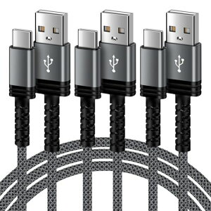 FodLop usb c �P�[�u�� �^�C�vc �P�[�u�� �y1.83m 3�{/�D�z15W QC3.0�Ή� �����[�d USB-C & USB-A 2.0�K�i�f�[�^�]�� iPhone16�p�[�d�R�[�h ���ϋv�i�C�����f�� �f���h�~ �����ی�