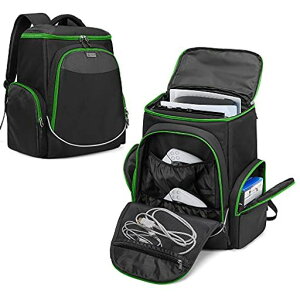 TrunabPS5���[�o�b�O�ی�P�[�XPS5/PS4/PS4Pro/PS4Slim/XboxOne/XboxOneX/XboxOneS�p�o�b�N�p�b�NPS5�L�����[�o�b�O�����^��(�O���[��)