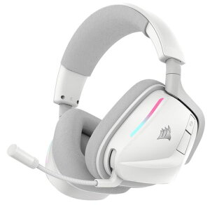 CORSAIR VOID WIRELESS v2 �Q�[�~���O�w�b�h�Z�b �g �z���C�g ���� ���C�����X Bluetooth�ƃ��C�����X�ڑ� PC PS5 PS4 Switch �Ή� Dolby Atmos CA-9011380-WW