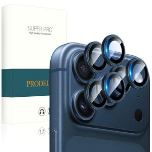 PRODELI For iPhone 17 Pro/Pro Max ��p �J�����t�B���� 2�Z�b�g �Ή� iPhone 16 Pro/Pro Max/15 Pro/Pro Max/14 Pro/Pro Max �L�Y�h�~ �����ߗ�