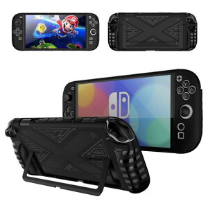ForNintendoSwitch2�p�P�[�X�J�o�[�yKONXISA�zPC�P�[�X�Ɠ��̎����y�ʔ��^�ω���Ϗ��ϏՌ��S�ʕی슊��~���m�Ȍ��ʒu��t�ȒPNintendoSwitch2�p�ی�P�[�X(�u���b�N)