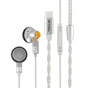 SIVGA M260 �L���C���z�� �����^ HiFi�C���z�� MMCX���P�[�u���Ή� 14.2mm�_�C�i�~�b�N�h���C�o�[ 3.5mm L�^�v���O �}�C�N�Ȃ� ���y�p �o�����X�T�E���h