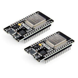 ELEGOOESP-32-�J���{�[�hMicroUSB2.4GHz�f���A�����[�hWiFi+Bluetooth�f���A���R�A�}�C�N���R���g���[��CP2102�`�b�vArduinoIDE�pAP/STA/AP+STA�Ή�2�Z�b�g
