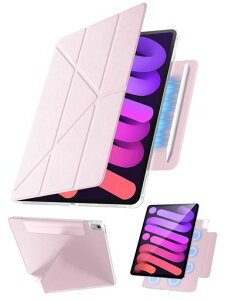 �y360°�S�ʕی�EY���X�^���h�zTekkaiPadmini7�P�[�X(A17Pro�E��7����2024)/iPadmini6�P�[�X(��6����8.3�C���`2021)��p�}�O�l�b�g�z���B���y�����[�c�u���E���u���Ή������^