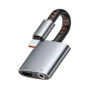 Mcdodo2in1�[�d&�I�[�f�B�I�A�_�v�^�[USB-CtoUSB-C&DC3.5mm�I�[�f�B�I�o��60WPD�}���[�d�^�C�vC�R�l�N�^Type-C�C���z���ϊ��A�_�v�^MacBookiPadiPhone17/16/15