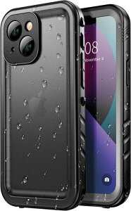 SPORTLINK iPhone 13 mini �p �h���P�[�X - ��Phone 13 mini �P�[�X ���S�ی� �h�� �h�o �ϏՌ� 360°�S�ʕی� �ČR �X�}�z�P�[�X �t���J�o�[ �g�� �X�g���b�v�t�� �����Y�ی� �����^ ��� IP68�h������