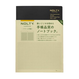 能率NOLTYノートA5方眼クリーム用紙192PブラックNCG01