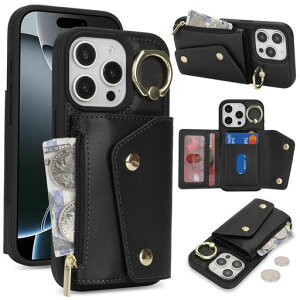 foriPhone16Pro�P�[�X�A�C�z��16Pro�w�ʃt���b�v�蒠�^360°��]�g�уJ�o�[foriPhone16ProCaseSunYooIC�J�[�h�R�C���|�P�b�g�X�g���b�v�t���J�[�h���[���K����