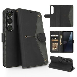 MIIFUBOO �Ή� Sony Xperia 1 VII �P�[�X �蒠�^ ���z�^ �S�ʕی� �ϏՌ� �G�N�X�y���A 1 VII �X�}�z�P�[�X �J�[�h���[ �������U�[ ���b�v�z�[���t�� ���u���@�\�t�� �}�O�l�b�g���� SO-51F SOG15