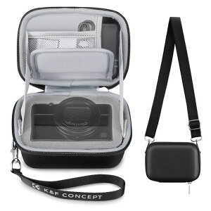 K&FCONCEPT�R���p�N�g�f�W�^���J�����P�[�X�n�[�h�g���x��EVA�J�����o�b�O�J�������[�o�b�O�ی�P�[�X�J�����X�g���b�v�t�����R�[GR3/GR3x/�\�j�[RX100I?VII/CanonG7X/G9X/G5XMark