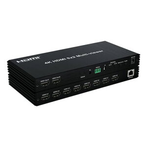 4K 60hz HDMI 8x2 �}���`�E�r���[�A�[ PIP�t 8����2�o�� �f���A���E�f�B�X�v���C�E�V�[�����X�E�X�C�b�`���[ ��3.5mm�I�[�f�B�I 2x1 3x1 4x1 5x1 6x1 8x1 �}���`�E�r���[�A