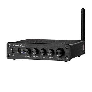 AIYIMAA03TPA3116�T�u�E�[�t�@�[�A���vQCC304XBluetooth5.2HiFiTPA3116D22.1�`�����l���f�W�^���I�[�f�B�I�A���v50W*2+100W