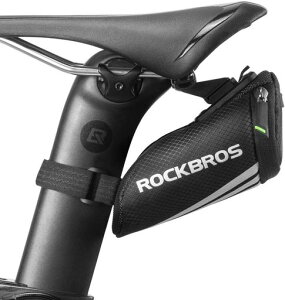 ROCKBROS自転車サドルバッグロードバイク小型自転車バッグフレームバッグサイクリング軽量反射材付き取り付け簡単安定感ミニ