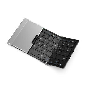 iCleverキーボードBluetooth折りたたみ式ワイヤレスブルートゥースキーボードマルチペアリング4台デバイス同時接続無線&有線デュアルモード接続USB接続軽量薄型バックライト機能なし