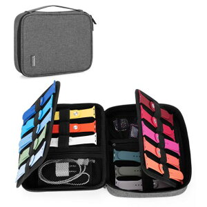 Teamoy Apple Watch�p �X�}�[�g�E�H�b�`�o���h ���[�P�[�X 26�{�p �r���v�o���h �g���x�����[�o�b�O �O���[