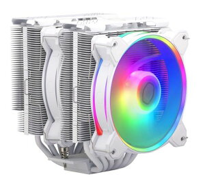Cooler Master Hyper 622 HALO WHITE 6�{�q�[�g�p�C�v �f���A���^���[&�t�@�� LGA1700�EAM5�EAM4�Ή� ���CPU�N�[���[ RR-D6WW-20PA-R1 FN1959
