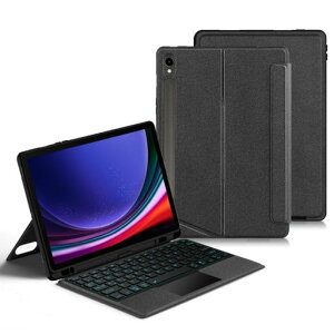 �c�u���Ή� Galaxy Tab S10 Lite/Tab S10 FE / S9 FE 10.9�C���`�p�� �L�[�{�[�h �^�b�`�p�b�h �o�b�N���C�g�t�� �}�O�l�b�g�� �P�[�X ������ Galaxy Tab S9 11�C���`�p�� �L�[�{�[�h�P�[�X ���C�z��