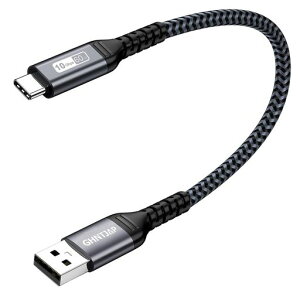 GHNTJAP USB C �P�[�u�� 0.3M USB 3.2 Gen 2�Ή� 10Gbps�]�����x 60W�}���[�d USB Type C �P�[�u�� Android Auto�Ή� Galaxy/iPhone 15/MacBook/iPad���e��Ή�