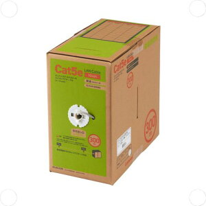 �G���R�� LAN�P�[�u�� 300m ����p RoHS�w�ߑΉ� CAT5e ���C�g�O���[ LD-CT2/LG300/RS