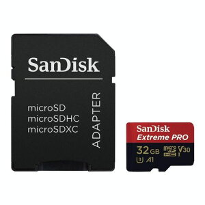 �T���f�B�X�N ( SANDISK ) 32GB microSD Extreme PRO R=100MB/s W=90MB/s SD�A�_�v�^�t�� [�C�O�p�b�P�[�W] SDSQXCG-032G-GN6MA