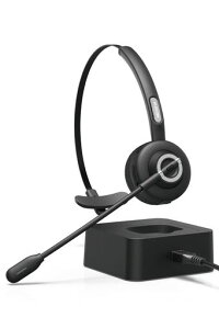 �G���R��(ELECOM)�w�b�h�Z�b�gBluetooth5.2���C�����X�[�d�X�^���h�t���ő�19���Ԓʘb�����}�C�N�t���w�b�h�z���P��w�����{�^������2�䓯���ڑ��u���b�NLBT-HSOH14BK