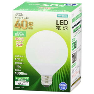 �I�[��(OHM) LED�d�� �{�[���d���` E26 40�`���� �����F �I�[���d�@ LDG4N-G AG51 06-3162