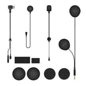 FODSPORTS �o�C�N�p�C���J�� M1-S Plus/Air��p �w�b�h�Z�b�g type-C�[�q �I�v�V�����i ����HI-FI���� ���ރ}�C�N&�X�s�[�J�[ �w�����b�g�p�C���z�� �}�W�b�N�e�[�v���� �C���J���p(�\�t�g&�n�[�c