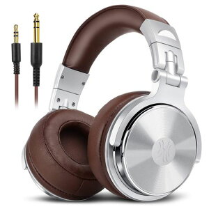 OneOdio Pro30 �w�b�h�z�� �L�� �n�C���] �w�b�h�t�H�� ���j�^�[ DJ �X�^�W�I���R�[�f�B���O/�y����K/�~�L�V���O/TV����/�f��ӏ� (�V���o�[)