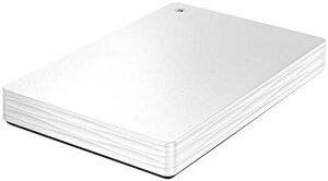 I-O DATA USB 3.1 Gen 1/2.0�Ή� �|�[�^�u���n�[�h�f�B�X�N �u�J�N���� Lite�v �z���C�g 1TB HDPH-UT1WR