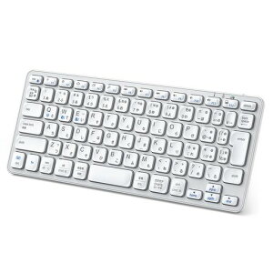 iClever ���C�����X�L�[�{�[�h Bluetooth&2.4G ���� �L�[�{�[�h �[�d��Type-C �É� ���^ ���^ JIS� ���{��z�� �y�� �p���^�O���t�� 3�f�o�C�X���R�ɐؑւ� �f���A�����[�h �����^�� �p�\�R��P�c