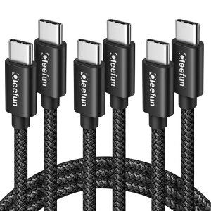 USB C �P�[�u���y1m 3�{�Z�b�g�z�^�C�vc �P�[�u�� PD�Ή� 60W�}���[�d USB C to USB C 2.0 �P�[�u�� iPad mini 6 2021�AMacBook�AiPad Pro 2018�AGalaxy S23 Ultra S23